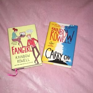 2 (pre bundled) Rainbow Rowell Hard Cover Books